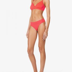SKIMS Ribbed stretch-cotton thong